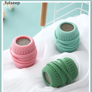 [fulseep] bolas de limpieza de lavandería reutilizables mágicas anti-bobinado productos de lavado de ropa sdgc