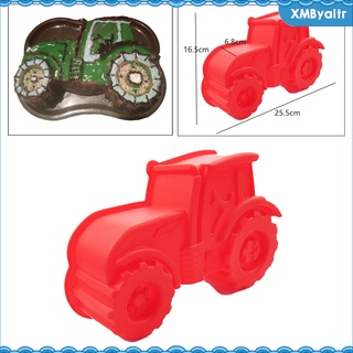 diy 3d tractor forma de silicona moldes para hornear moldes para hornear moldes flexibles (1)