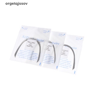 orget 10 unids/bolsa niti archwire dental ortodoncia arco alambre redondo super elástico co (9)