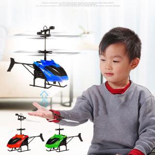los niños más nuevos helicóptero de inducción de mano dual modo rc control inductivo plano duradero