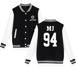 Kpop Astro Star Group béisbol uniforme chaqueta Harajuku calle ropa deportiva chaqueta Streewears (1)