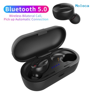 moleca xg13 mini tws inalámbrico bluetooth 5.0 auriculares in-ear auriculares con caja de carga