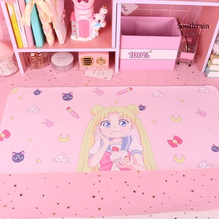 Southrain alfombrilla de ratón Sailor Moon impresión impermeable grande antideslizante alfombrilla de escritorio para juegos (3)