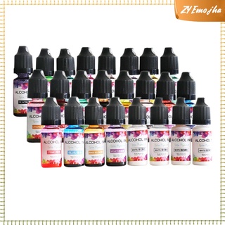 juego de tinta de alcohol de 26 colores para pintura de resina epoxi color tinte pigmento líquido
