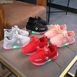 Zapatillas de deporte led zapatos niños y mujeres MOTIF 011 importación - barato - 28, rojo joven