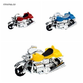 rin New Plastic Mini Motorcycle Model Toy Car Pull Back Motor Model Toy Kids Gift