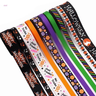 [jj] cinta para regalo de halloween impreso cintas de grosgrain multicolor