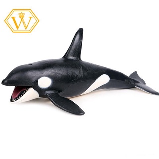 figuras de acción de animales de la vida marina killer whale el simulación de pvc