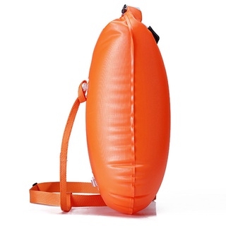 Jenniferdz bolsas de deporte de natación de agua boya naranja natación bolsa de aire natación seguridad flotador inflable para piscina deportes acuáticos flotante PVC bolsas de natación abiertas/Multicolor (9)