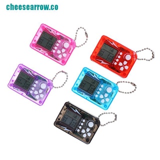CHEESE Mini Classic Game Machine Handheld Nostalgic Brick Game Console With Keychain