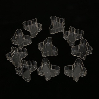 10 tazas transparentes resistentes al calor para velas, decoración de boda