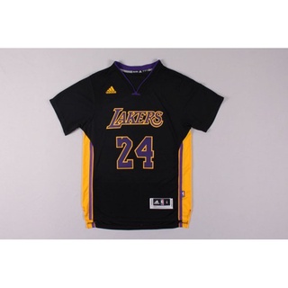 Nuevos hombres NBA Los Angeles Lakers 24 Kobe Bryant REV30 bordado negro temporada baloncesto camisetas de manga corta jersey (3)