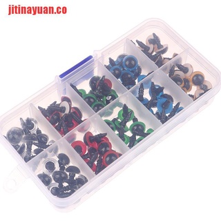 [jitinayuan] 50 pares de ojos de seguridad de plástico de alta calidad lindos para muñecas oso s (7)