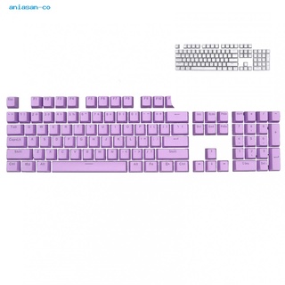 ani 104Pcs ABS Backlight Wear-resistant Key Caps Replacement Keyboard Accessories