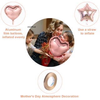 yoyohup 15pcs globo de decoración del día de la madre, mejor mamá-increíble mamá-gracias mamá globo co (3)