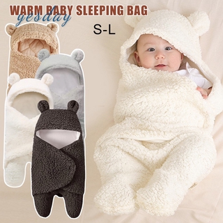 * práctico suave mantener caliente bebé saco de dormir bebé edredón engrosado manta YD
