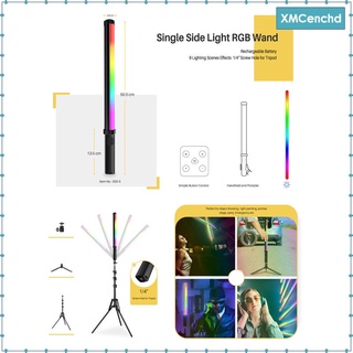 Estudio De Luz LED De Mano RGB Regulacin Continua Ajustable 3000K-6000K