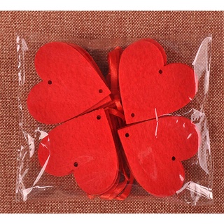 [Sun] cortina de corazón de amor no tejida, suministros de boda, decoración de boda (3)