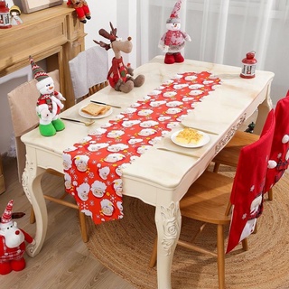Camino de mesa navideño de tela mantel decorativo de escritorio adorno navideño regalo de Año Nuevo