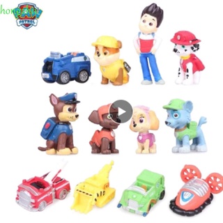 Hongzhi1 Patrula De caricaturas juguetes De navidad cumpleaños juguete De coche De dibujos Animados Para niños recue Dog muñeca patrulla perro