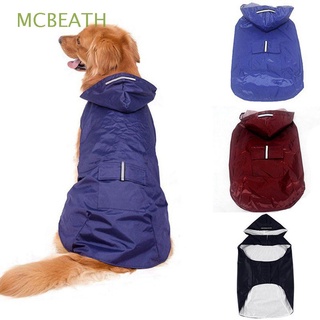 MCBEATH Cute Raincoat Waterproof Jumpsuit Jacket Hooded Pet Supplies Clothes For Cat Dog Kitten Puppy Outdoor Reflective Rainwear