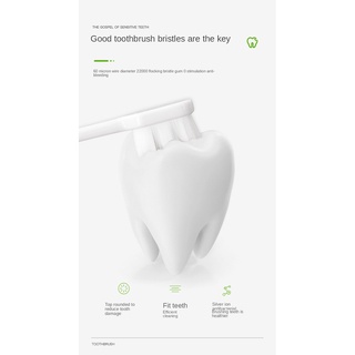 Cepillo De Dientes Suave De Cabeza De Onda Pequeña Multifunción Con Diez Mil Cabello Nano Protección Dental (8)