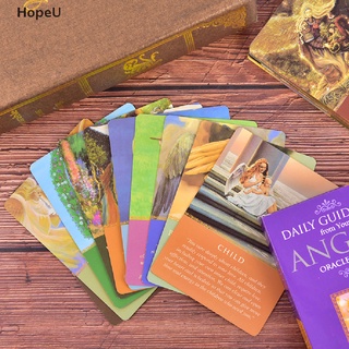 [HopeU] Cartas de Tarot guía diaria ángel Oracle tarjeta Deck juego de mesa de juego de cartas mesa mesa venta caliente