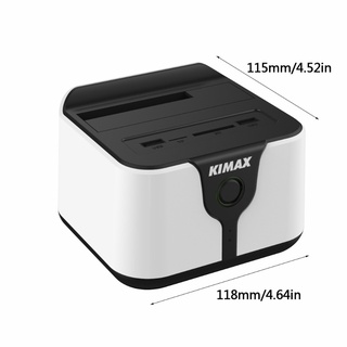 ystda kimax 2.5" 3.5" ssd carcasa externa sata usb 3.0 caja de disco duro inalámbrico wifi router usb3.lan sd tf tarjeta (2)