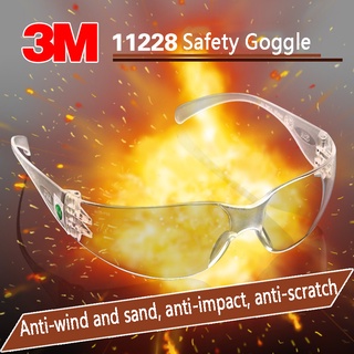 3m 11228 gafas protectoras, arena, polvo y a prueba de viento transparente gafas de 3M gafas protectoras gafas de protección de los ojos gafas de seguridad gafas Anti-niebla gafas