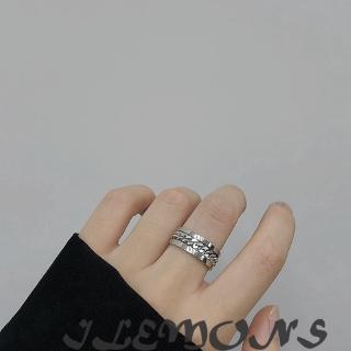 Anillo de acero inoxidable/anillo trenzado/anillo trenzado (4)