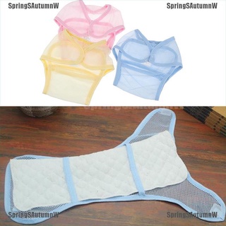 [Opción] pañales transpirables lavables para bebé, reutilizables, pañales de tela, pantalones de malla infantil (1)