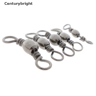 [CenturybrighTt5] 100 pzs anillos giratorios de pesca sólidos de acero inoxidable para pesca de mar conector YDSG