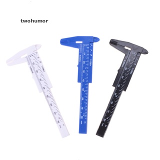 [twohumor] 80 mm mini plástico estudiante deslizante vernier calibre medidor herramienta de medición [twohumor]