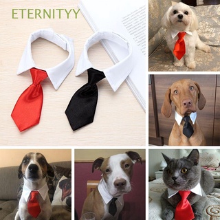 ETERNITYY New Formal Tie Lovely White Collar Dog Necktie Perro Gato Aseo Lindo Esmoquin Lazos Moda Cómodo Ajustable Mascotas Accesorios/Multicolor