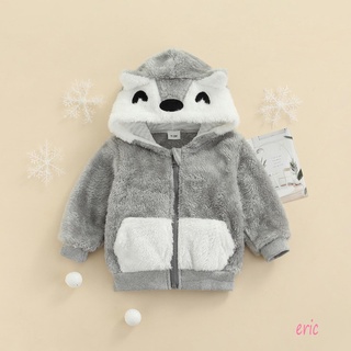 Yb - chaqueta de manga larga para niños, diseño de felpa, diseño de dibujos animados, 3D, abrigo de invierno (1)