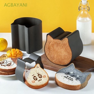 agbayani molde de pan de masa tortas herramienta de hornear pan pan galletas gato en forma de aluminizado de acero diy antiadherente casa tostadas caja
