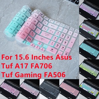 Para 15,6 Pulgadas Asus Tuf Gaming A15 Fa506 Fa506iu Fa506ii Suave Ultra-Delgado De Silicona Portátil Teclado Protector