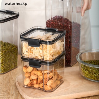 (waterheakp) Recipiente De Almacenamiento De Alimentos Refrigerador Multigrano Tanque Transparente Sellado Latas A La Venta
