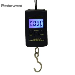 RAIN Professional LED 40kg/10g electrónica colgante pesca Digital bolsillo gancho escala