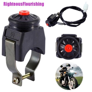 Righteousflourishing motocicleta interruptor de apagado rojo botón de arranque de cuerno bicicleta de suciedad ATV UTV Dual Sport (1)