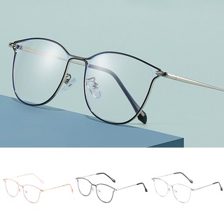 Blue Light Blocking Glasses Hipster Metal Frame Women Computer Glasses Anti-eyestrain Gaming Eyeglasses