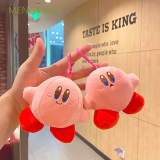 Mengxuan estrella de vacaciones Kirby suave Kirby llavero muñeca de peluche Animal colgante llavero muñecas juguetes de niños Kawaii peluche juguetes de 10 cm bolsa colgante
