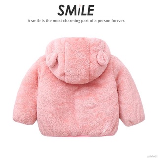 Xhaha chaqueta gruesa De lana De Coral Para niños y niñas (6)