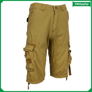 pantalones cortos casuales para hombre\\\\ army cargo holgados/pantalones holgados (3)