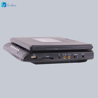 TV/FM/USB/ reproductor de DVD portátil de alta definición de TV de 7.8 pulgadas (7)