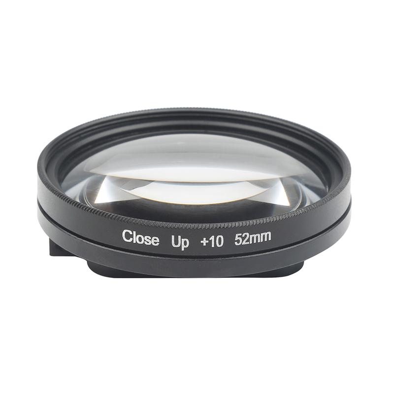 Lupa de 52 mm 10x aumento Macro lente de cerca para GoPro Hero 7 5 6 negro cámara de acción accesorio para Go Pro 7 6 (3)