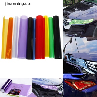 [jinanning] adhesivo antiniebla para faros delanteros de coche, película protectora de tinte, vinilo, envoltura de vinilo [co]