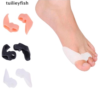 Tuilieyfish 2Pcs silicone gel bunion toe separator corrector hallux valgus guard foot care CO