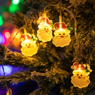 1.5M 3M Navidad Luces De Hadas/Alimentado Con Pilas Santa Claus Alambre De Cobre/Luz Nocturna Decorativa Para Año Nuevo , Fiesta , Habitación De Los Niños (1)