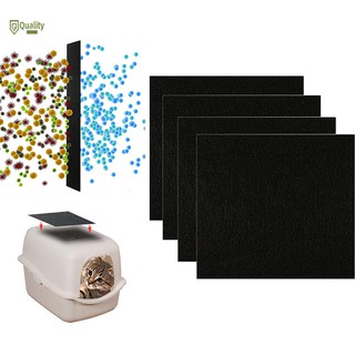 Jm - caja de arena para gatos, diseño de carbón, filtro con capucha para gatos, cajas de arena, filtros de olor de carbono (1)